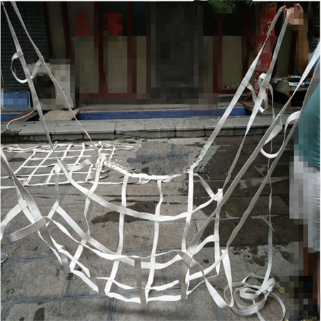 Hanging net loading and unloading, lifting net, rope type lifting net, belt type lifting net