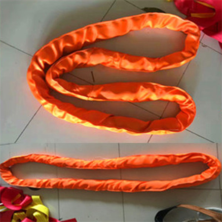 Circular lifting straps, flexible lifting straps, protective sleeves, circular lifting straps