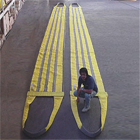 Wide body flat colored lifting strap