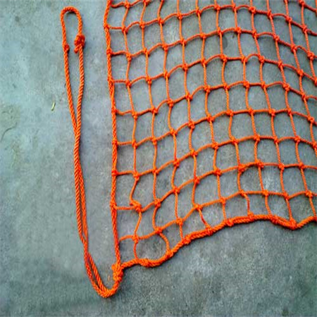 Red polyester safety net _ Orange flame retardant safety net _ Polyester anti fall safety net