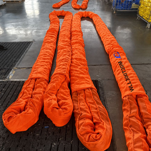 300 ton lifting belt, 300 ton sling, 300 ton lifting sling, 300 ton flexible lifting belt, 300 ton circular lifting rope